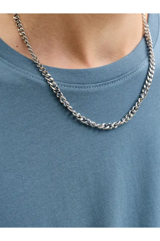 JJECORP Günlük Erkek T-Shirt-Blue Mirage - 7