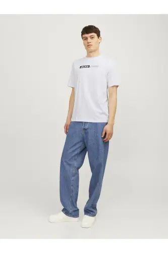 JJEcorp Logo T-Shirt 12233999-CREAM - 5
