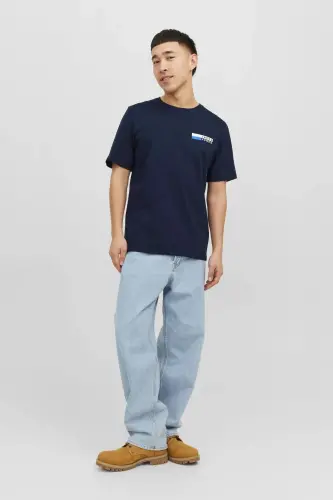 JJECORP LOGO TEE PLAY SS O-NECK NOOS NAVY - JACK & JONES (1)