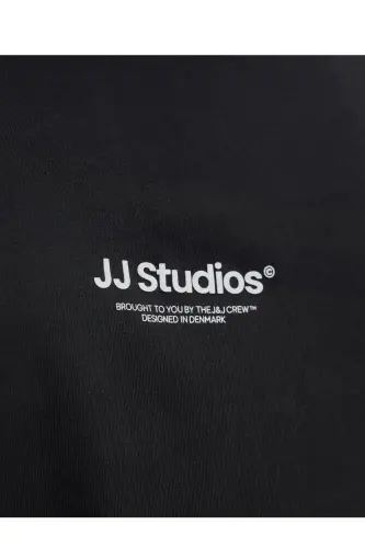 Jjecorp Logo Tee S Siyah - Siyah Erkek T-Shirt Rahat Regular - Siyah446 - 7