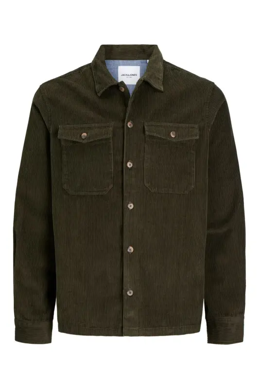JJEEDDIE CORDUROY OVERSHIRT LS SN Rosin-Rosin - JACK & JONES