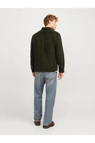 JJEEDDIE CORDUROY OVERSHIRT LS SN Rosin-Rosin - 3