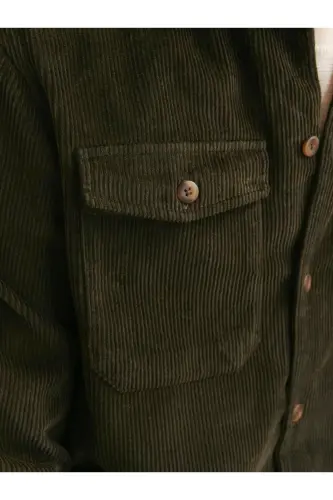 JJEEDDIE CORDUROY OVERSHIRT LS SN Rosin-Rosin - 6