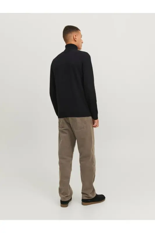 Jjeemıl Knıt Roll Neck Erkak Kazak-Black - 2