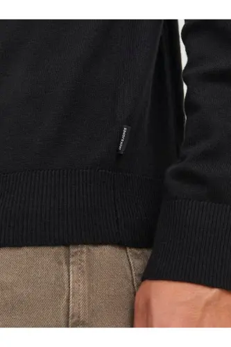 Jjeemıl Knıt Roll Neck Erkak Kazak-Black - 6
