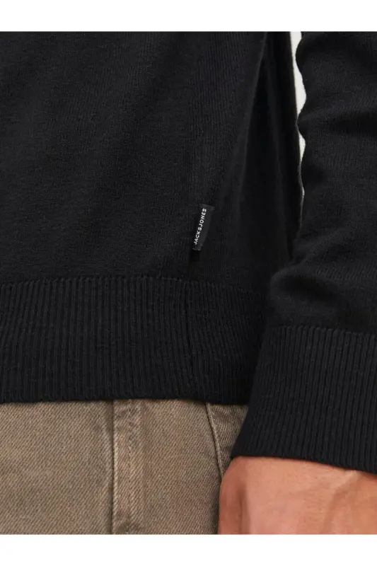Jjeemıl Knıt Roll Neck Erkek Kazak-Black - 6