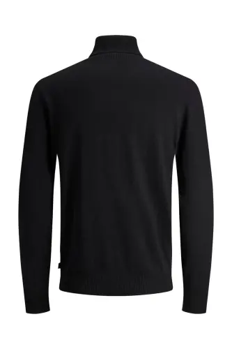 Jjeemıl Knıt Roll Neck Erkek Kazak-Black - 8