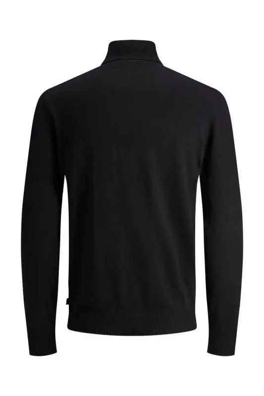 Jjeemıl Knıt Roll Neck Erkek Kazak - Black - 8