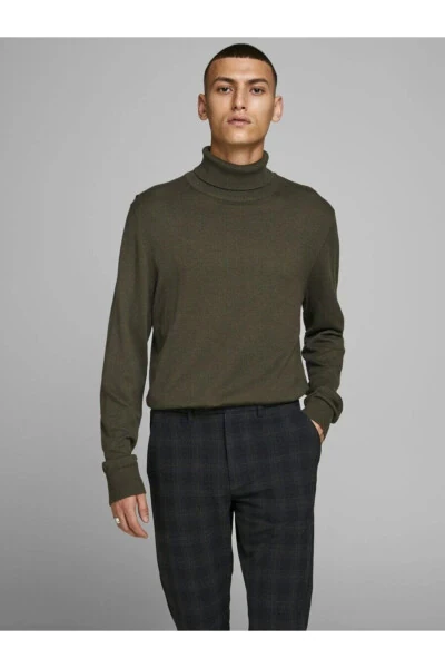 Jjeemil Knit Roll Neck Men's Sweater - 3