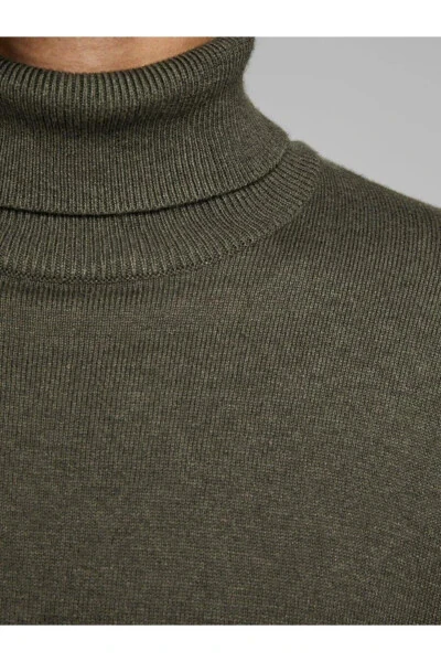 Jjeemil Knit Roll Neck Men's Sweater - 5