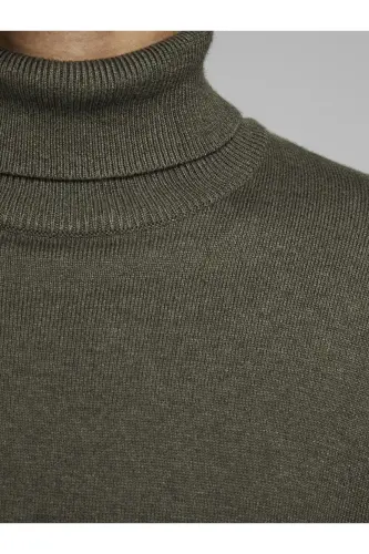 JJEEMIL KNIT ROLL NECK-Otter - 6