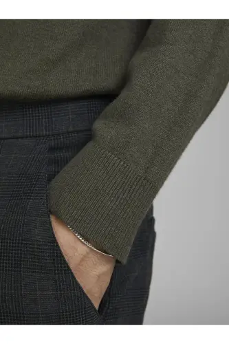 JJEEMIL KNIT ROLL NECK-Otter - 7