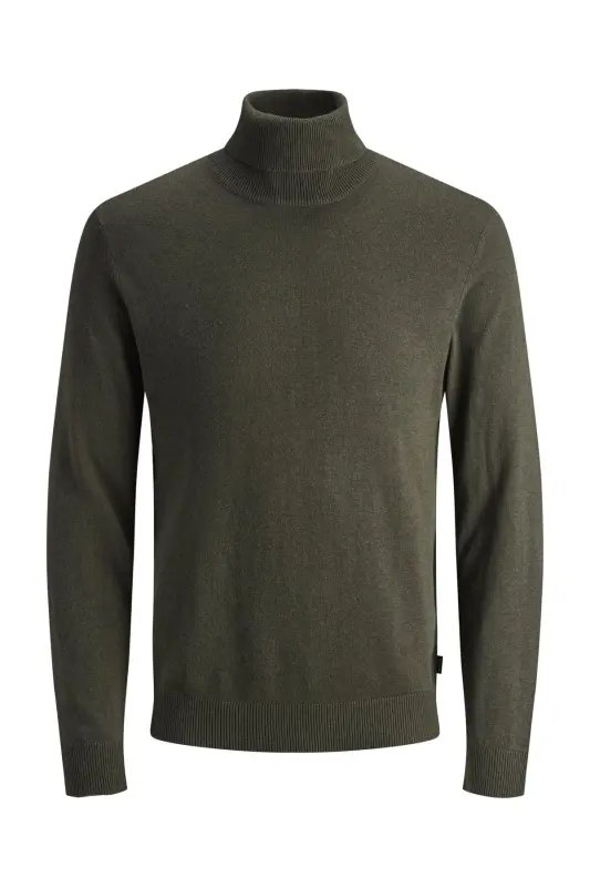 JJEEMIL KNIT ROLL NECK - Otter - 2