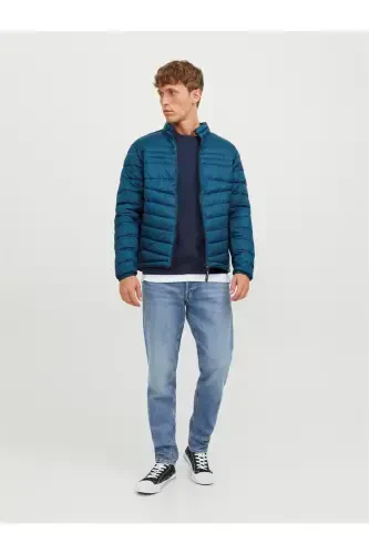 JJEHERO PUFFER COLLAR NOOS BLUE-PETROL MAVİ - 1