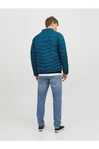 JJEHERO PUFFER COLLAR NOOS BLUE-PETROL MAVİ - 3