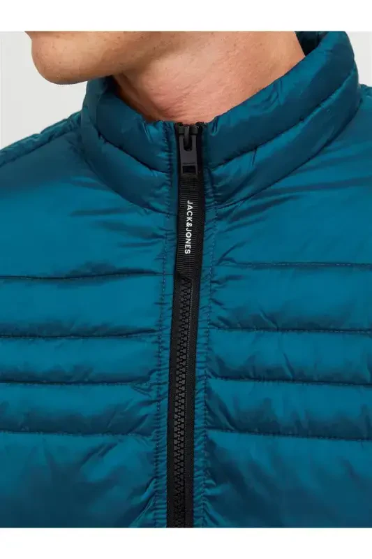 JJEHERO PUFFER COLLAR NOOS BLUE-PETROL MAVİ - 5