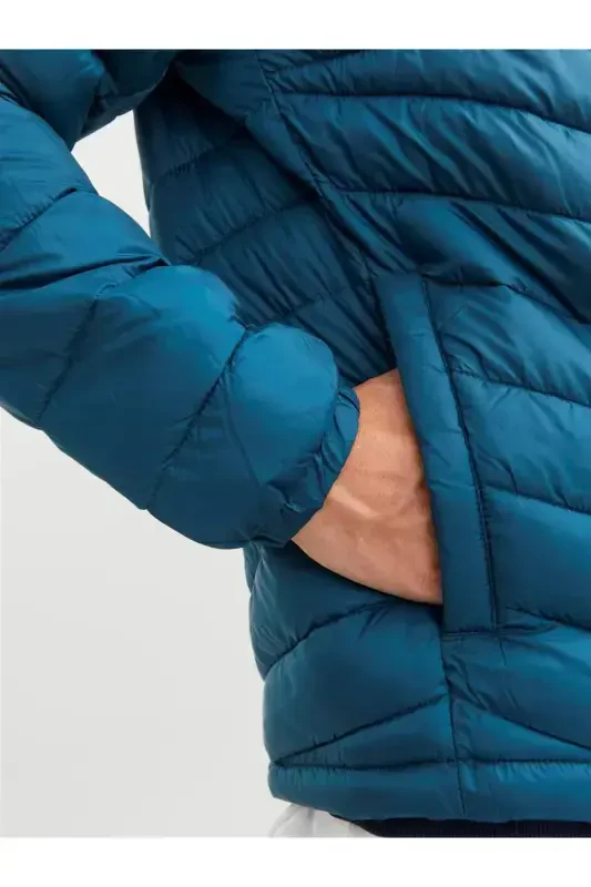 JJEHERO PUFFER COLLAR NOOS BLUE-PETROL MAVİ - 6