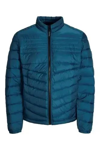 JJEHERO PUFFER COLLAR NOOS BLUE-PETROL MAVİ - 7