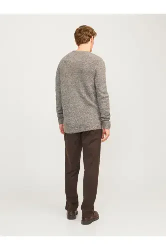 Jjelewis Knit Erkak Kazak-Krem - 3