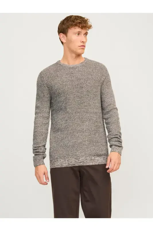 Jjelewis Knit Мужской свитер - Крем - JACK & JONES