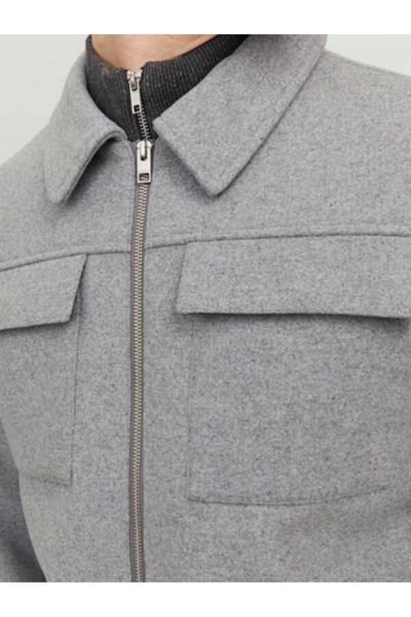 JJEMORRISON WOOL JACKET SN Dark Grey - 6