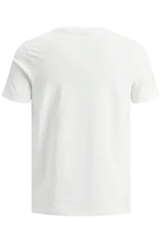 Jjeorganıc Basıc Bisiklet Yaka Erkek T-shırt 12156101-BEYAZ - JACK & JONES (1)