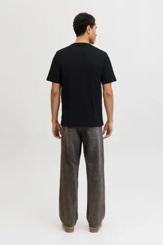 Jjeorganic Basic Crew Neck Men's T-shirt 12156101-BLACK - 3