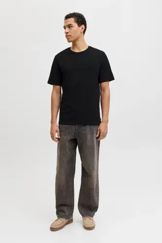 Jjeorganic Basic Crew Neck Men's T-shirt 12156101-BLACK - 6