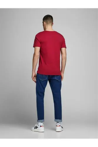 Jjeorganic Basic Crew Neck Men's T-shirt 12156101-Port Royale - 4