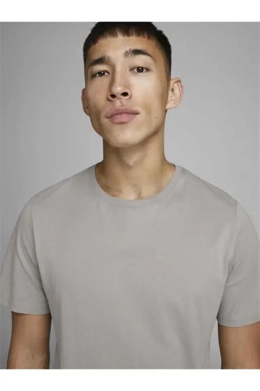 JJEORGANIC BASIC TEE SS O Cream Men's T-Shirt 101069468-Crockery - 2