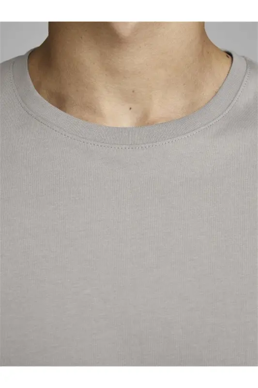 JJEORGANIC BASIC TEE SS O Cream Men's T-Shirt 101069468-Crockery - 4