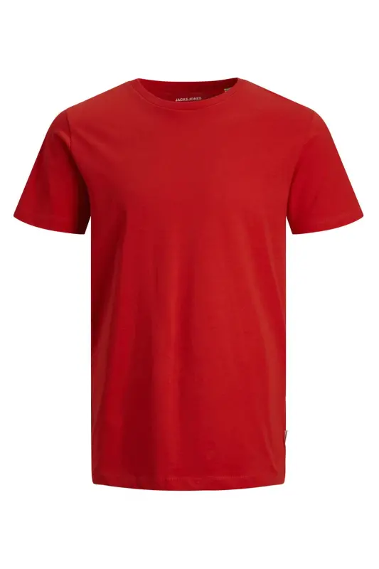 JJEORGANIC BASIC TEE SS O Kırmızı Erkek T-Shirt 101069467-True Red - 2