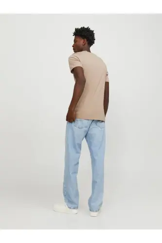 JJEORGANIC BASIC TEE SS O-NECK NOOS-Bej - 5