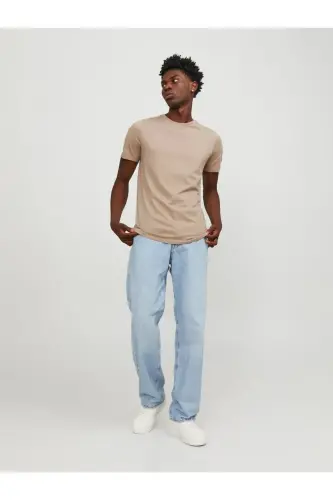 JJEORGANIC BASIC TEE SS O-NECK NOOS-Bej - 7