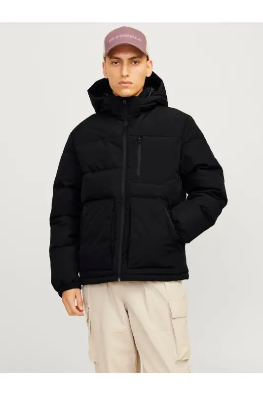 Jjeotto Puffer Jacket Sn Men's Jacket 12258416 Black - 3