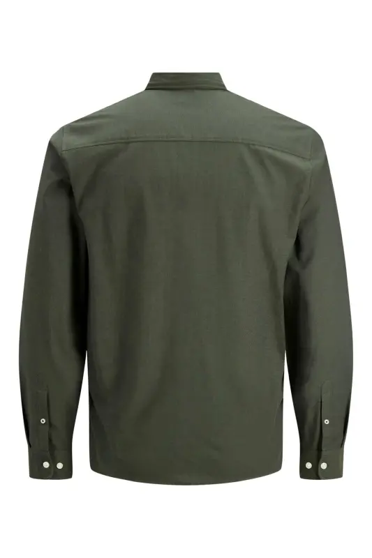 Jjeoxford Shirt Ls-Forest Night SLIM FIT - 8