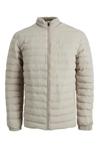 Jjerecycle Puffer Collar Noos-Bej - JACK & JONES (1)
