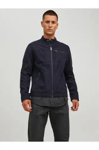 JJEROCKY JACKET NOOS Jet Black - Jet Black - JACK & JONES (1)