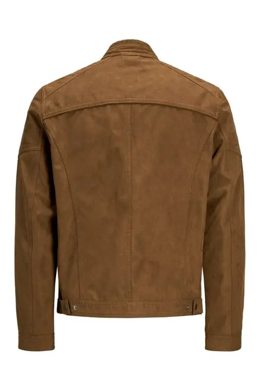 Jjerocky Jacket Noos Men's Cognac Fake Suede Jacket - 2