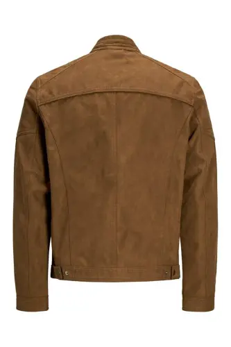 Jjerocky Jacket Noos Men's Cognac Fake Suede Jacket - JACK & JONES (1)