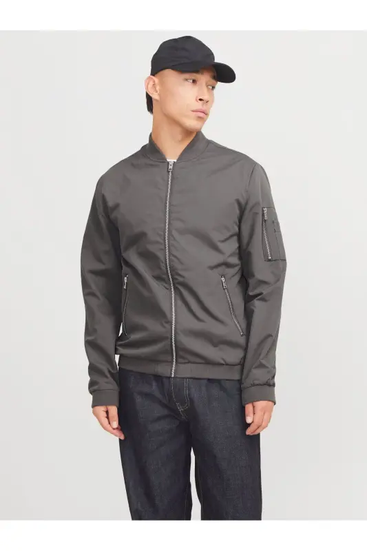 Jjerush Bomber Noos Erkak Ko'ylagi 12165203-Grii - 3