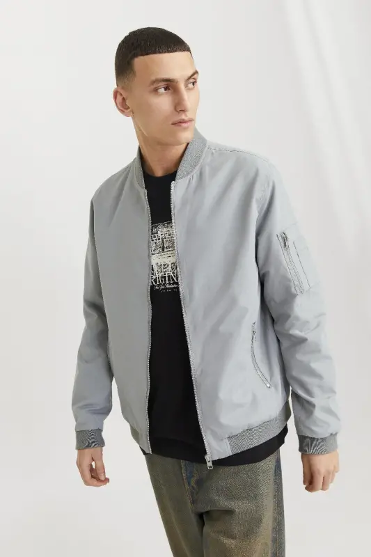 JJERUSH BOMBER NOOS GRİ-Ultimate Grey - 6