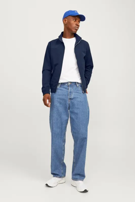 JJERUSH Harrington Erkek Bomber Mont - LACİVERT - 1