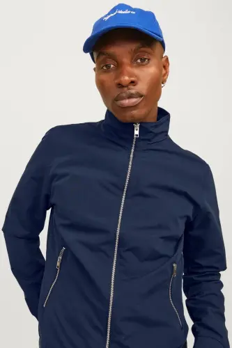 JJERUSH Harrington Erkek Bomber Mont - LACİVERT - 4