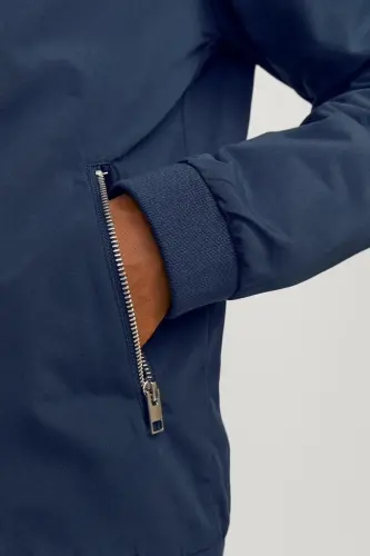 JJERUSH Harrington Erkek Bomber Mont - LACİVERT - 6