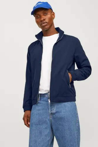 JJERUSH Harrington Erkek Bomber Mont - LACİVERT - 8