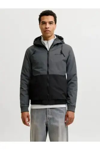Jjerush Hood Bomber Noos Erkek Mont 12200208 - Turbulence - 1