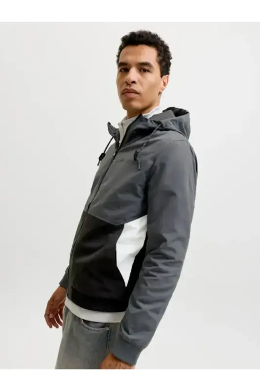 Jjerush Hood Bomber Noos Erkek Mont 12200208 - Turbulence - 6