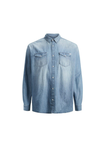 Jjesherıdan Shırt L S Ps Noos - JACK & JONES