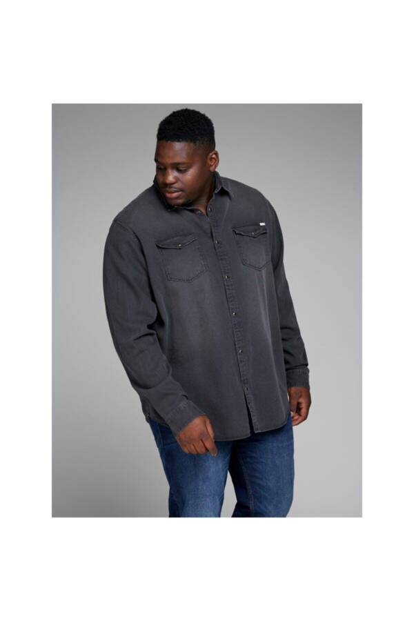 Jjesherıdan Shırt L/s Ps Noos - 3